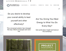 Tablet Screenshot of franklincoveysa.co.za